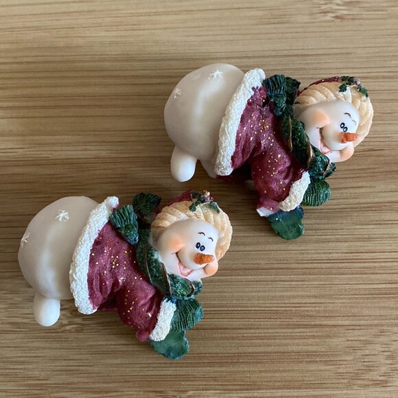 Adorable Christmas Snow Characters w/Santa Outfits - Picture 11 of 12